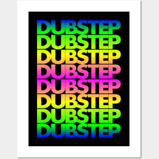 Dubstep Rainbow Colour Posters and Art